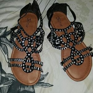 jeweled sandals